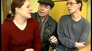 Nerdy Couple Has Sex on Camera