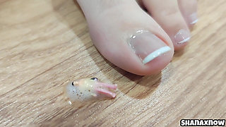 Tiny Man Is Punished Female Domination Giant Foot Fetish