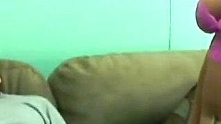 Busty Brunette Babe Rides and Sucks in Wild Amateur Session