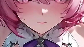 Remielle Dan-locked in the Bedroom, Face Covered in Cum. Hard POV Fuck【zzz Zenless Zone Zero】