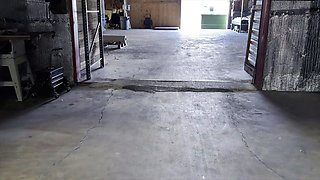 Submissive slut swallows cum after rough doggystyle drilling