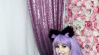 Small titted teen from EU masturbating