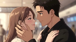 Long distance lovers met after long time and fuck hard