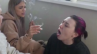 New Slut Is Used As An Ashtray And Target For Spit And