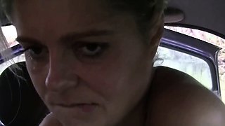 Bitch STOP - Blonde Czech MILF picked up at the bus station