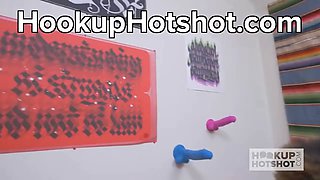 Splendid ebony teen fucked aggressive on Hookup Hotshot