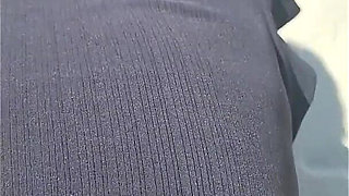 Teen Slut Public Doggy Fucked on the Beach!