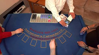 Group fun at the blackjack table