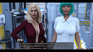 Stranded in Space - Competition Between MILFs and Teens