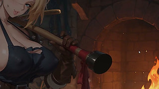 Isekai: Waifu Overlord Gameplay Part 14 - Unlocked 3 H-scenes of Liz
