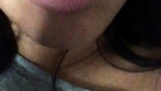 Pussy toying busty high heeled stunner solo pov masturbation