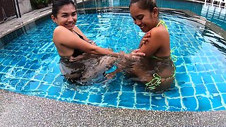Threesome with 2 hot bisexual Thai girls