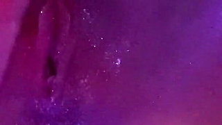 Artsy, Oily, String Light Pussy Rubbing