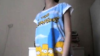 Amateur Babe Dancing to Music