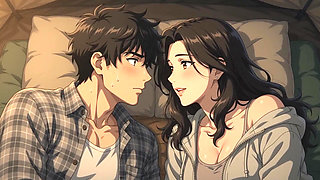 Too Close to Resist Forbidden Night in the Tent Hentai