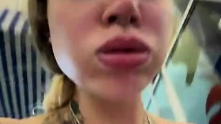 Miss_Elfie, russian camwhore in public and restroo