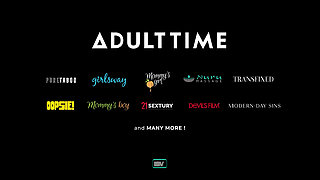 Petite Besties Lysagna DelRay & Stevie Moon Turn Career Chat Into Sensual Massage & Hot Lesbian Fuck