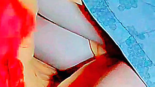 This girl sees her best friend kissing her lover in front of her. He enjoys it. Her gets wet. She rubbed her