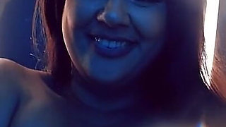Curvy Amazon Buttercream Plays with Dildo in Studio