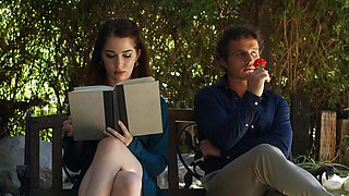 Two cute girls evelyn and robby have a great sex from behind