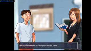 Summertime Saga - she gave me a handjob