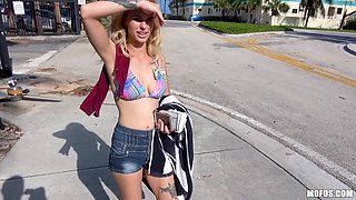 Lilli Dixon's Blue Glance Turns Public Heat
