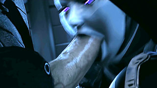 Ava - Futa Spaceship Commander Fuck & Creampie 3D Porn