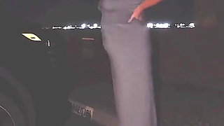 Dark Parking Lot Public Sex with the Shiesty Mask on!