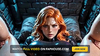 A Superhuman Redhead Escapes From a Secret Laboratory to Give Her Pussy to Tiny-dicked Incels and Save Them From Beta Virginity