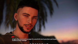 Dominos Beach 12: Riley's Blindfold Massage on John W/ Rebels