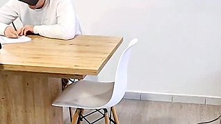 English Teacher Teases Her Student to Fuck Her Slutty Pussy