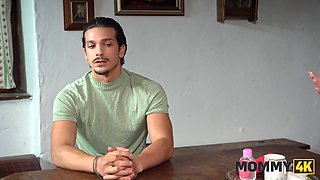 Brittany Bardot's stepdaughter takes on her BF's huge cock in HD porn