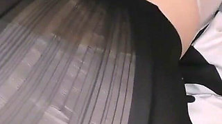 Amateur stepbrother fucks stepsister teen big assjob footjob in pantyhose