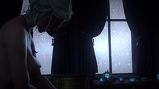 Ciri & Triss Merigold - Bedtime Futanari 3D Animation with Moans