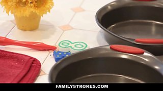 Risky birthday capers with step-dad