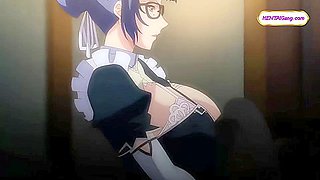 Tender maid guides shy virgin boy into a steamy bath of pleasure ⋄ Hentai Porn