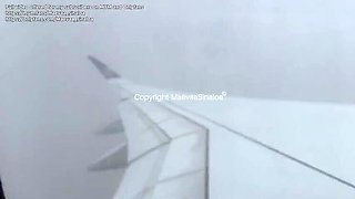 French amateur Maevaa Sinaloa gets her tight pussy filled with cum in Airbnb - creampie and big tits action