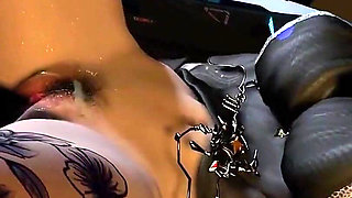 Beauty Seductive Siren in 3D - 3D Animation