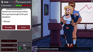 Girl with big boobs and big ass takes monster cock - barely working gameplay level 3