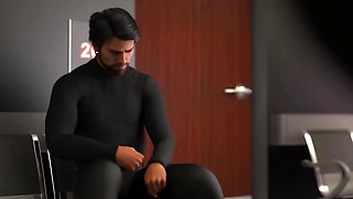 Buxom mature lady aids man to double climax with hand and passionate intimacy - Animation MILF wants Cum