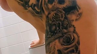 Big boobs milf masturbates with her dildo