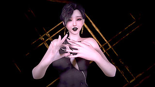 Big Tits 3D Girl Gets Fucked & Creampied by a Rough Interracial Gang