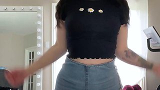 Brunette Solo Webcam Masturbation