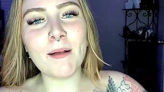 Amateur blond girl with big boobs getting fucked
