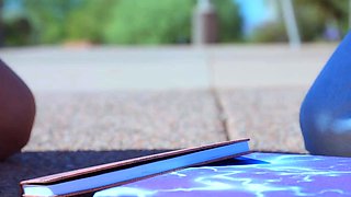 Cheerleader Kait's Steamy Foursome with Megan Marx and Mia