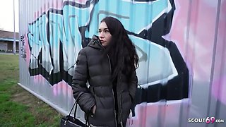 Slim Czech Teen 18+ Stefani Jameson With Saggy Tits Pick Up For First Casting Fuck