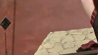 Humiliated dominated whipping threesome