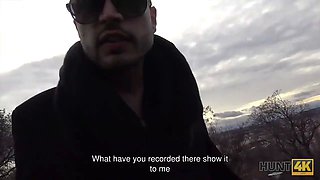 Hunt4k. angry guy witnesses whorey gf cheating on him with stranger