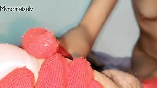 Daddy Fucks My Tight Ass Deep - First Time Anal with Skinny Asian Teen July