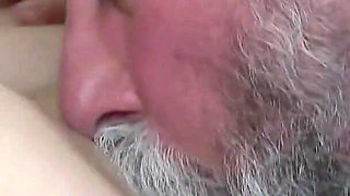 Grandfather Surprises His Granddaughter Jerking off Her Pussy